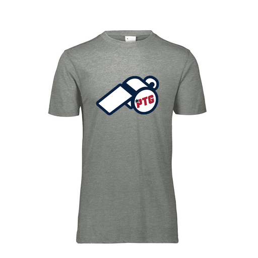 [FTSCUBGY-AS-LOGO3] Decker Men's Tri-Blend T-Shirt - Short Sleeve (Adult S, Gray, Logo 3)
