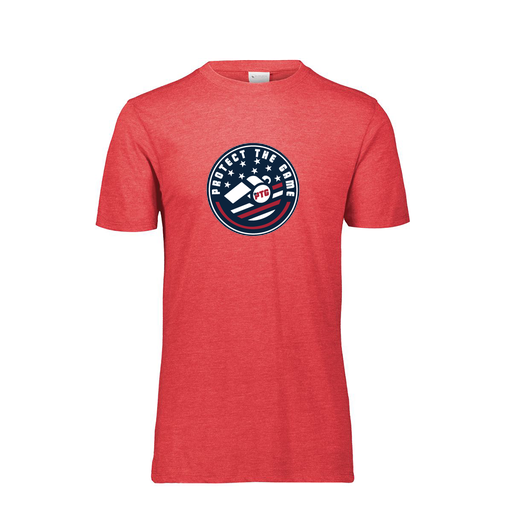 [FTSCUBRD-AS-LOGO1] Decker Men's Tri-Blend T-Shirt - Short Sleeve (Adult S, Red, Logo 1)