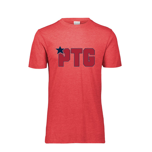 [FTSCUBRD-AS-LOGO2] Decker Men's Tri-Blend T-Shirt - Short Sleeve (Adult S, Red, Logo 2)