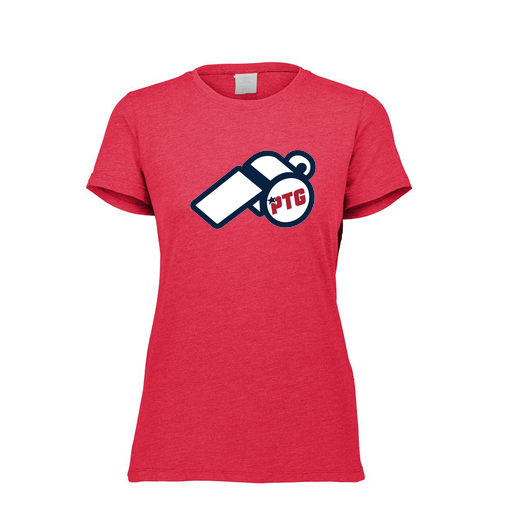 [FTSCUBRD-FAXS-LOGO3] Decker Women's Tri-Blend T-Shirt - Short Sleeve (Female Adult XS, Red, Logo 3)