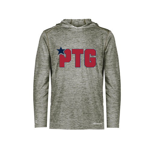 [FOLHCGGY-AS-LOGO2] Decker Men's Charge Hoodie (Adult S, Gray, Logo 2)