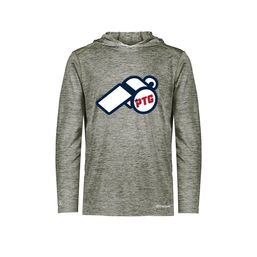 [FOLHCGGY-AS-LOGO3] Decker Men's Charge Hoodie (Adult S, Gray, Logo 3)