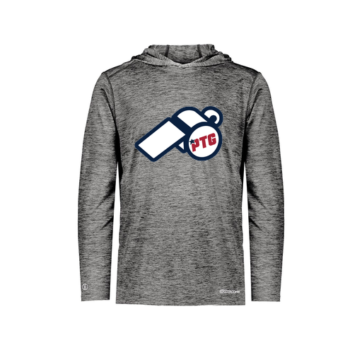 [FOLHCGBK-YS-LOGO3] Decker Youth Charge Hoodie (Youth S, Black, Logo 3)