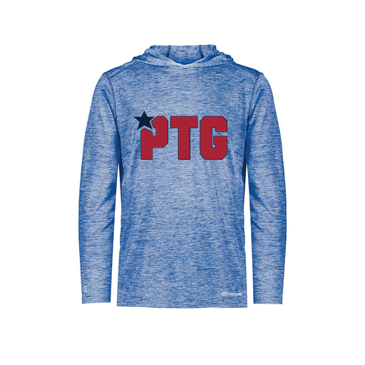 [FOLHCGRY-YS-LOGO2] Decker Youth Charge Hoodie (Youth S, Royal, Logo 2)