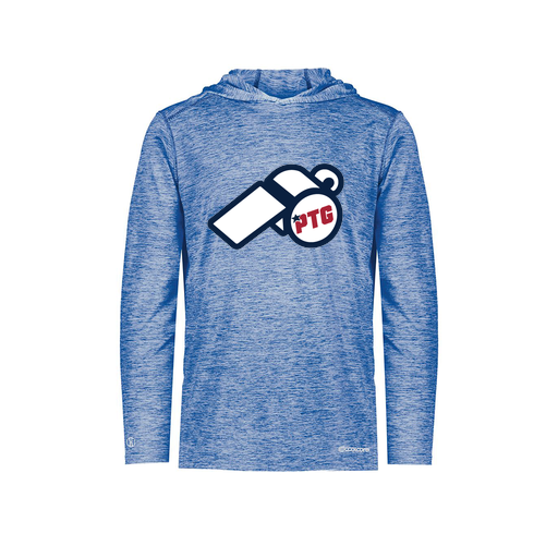 [FOLHCGRY-YS-LOGO3] Decker Youth Charge Hoodie (Youth S, Royal, Logo 3)