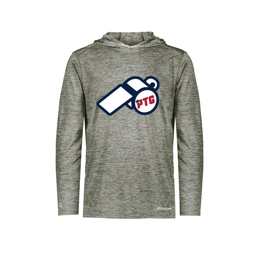 [FOLHCGGY-YS-LOGO3] Decker Youth Charge Hoodie (Youth S, Gray, Logo 3)